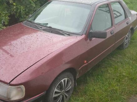 Красный Форд Сиерра, объемом двигателя 2 л и пробегом 440 тыс. км за 500 $, фото 1 на Automoto.ua