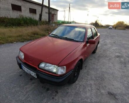 Красный Форд Сиерра, объемом двигателя 2 л и пробегом 300 тыс. км за 350 $, фото 1 на Automoto.ua