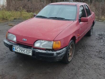 Красный Форд Сиерра, объемом двигателя 2.3 л и пробегом 350 тыс. км за 700 $, фото 1 на Automoto.ua