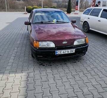 Форд Сиерра 1989 в Сторожинце на Automoto.ua Красный Форд Сиерра, объемом двигателя 2 л и пробегом 350 тыс. км за 1100 $, фото 1 на Automoto.ua