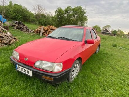 Форд Сиерра 1990 в Нетешине на Automoto.ua Красный Форд Сиерра, объемом двигателя 1.8 л и пробегом 176 тыс. км за 1087 $, фото 1 на Automoto.ua