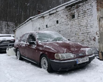 Красный Форд Сиерра, объемом двигателя 2 л и пробегом 200 тыс. км за 800 $, фото 1 на Automoto.ua