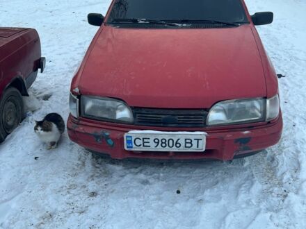 Красный Форд Сиерра, объемом двигателя 2 л и пробегом 278 тыс. км за 1200 $, фото 1 на Automoto.ua