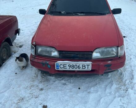 Красный Форд Сиерра, объемом двигателя 2 л и пробегом 278 тыс. км за 1200 $, фото 1 на Automoto.ua