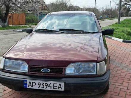 Форд Сиерра 1991 в Запорожье на Automoto.ua Красный Форд Сиерра, объемом двигателя 2 л и пробегом 343 тыс. км за 2000 $, фото 1 на Automoto.ua
