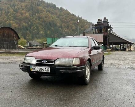 Красный Форд Сиерра, объемом двигателя 2 л и пробегом 222 тыс. км за 600 $, фото 1 на Automoto.ua