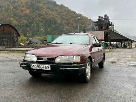 Красный Форд Сиерра, объемом двигателя 2 л и пробегом 111 тыс. км за 650 $, фото 1 на Automoto.ua
