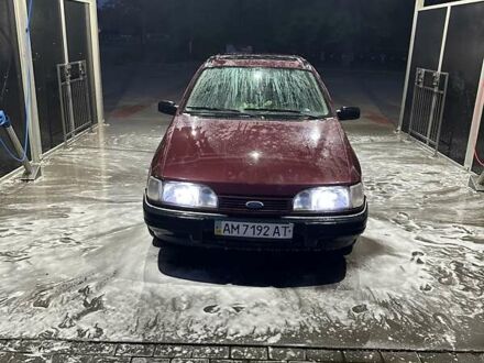 Форд Сиерра 1991 в Березань на Automoto.ua Красный Форд Сиерра, объемом двигателя 1.99 л и пробегом 92 тыс. км за 1100 $, фото 1 на Automoto.ua