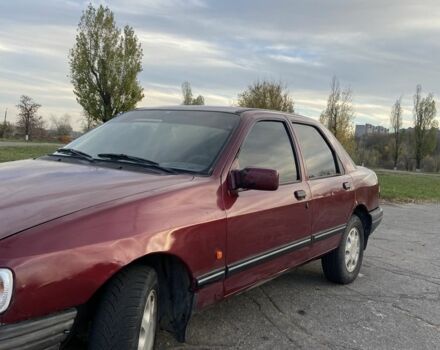 Красный Форд Сиерра, объемом двигателя 2 л и пробегом 350 тыс. км за 1100 $, фото 1 на Automoto.ua