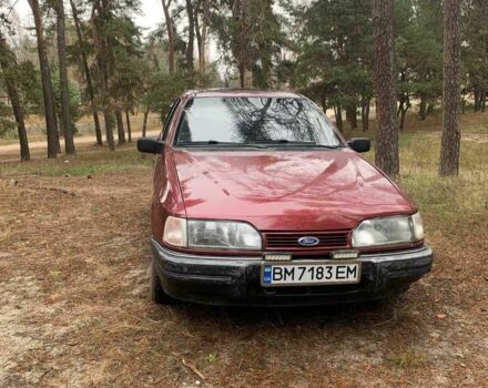 Красный Форд Сиерра, объемом двигателя 2 л и пробегом 200 тыс. км за 1500 $, фото 1 на Automoto.ua
