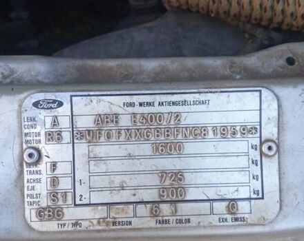 Сірий Форд Сієрра, об'ємом двигуна 1.8 л та пробігом 110 тис. км за 1300 $, фото 6 на Automoto.ua