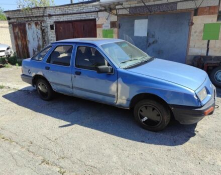 Синий Форд Сиерра, объемом двигателя 2 л и пробегом 300 тыс. км за 500 $, фото 1 на Automoto.ua