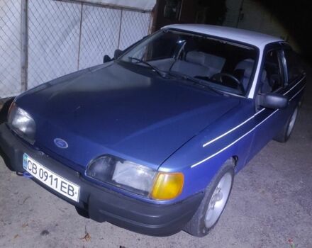 Форд Сиерра 1988 в Чернигове на Automoto.ua Синий Форд Сиерра, объемом двигателя 1.8 л и пробегом 100 тыс. км за 1200 $, фото 2 на Automoto.ua