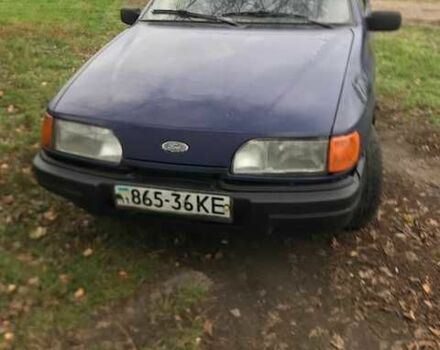 Синий Форд Сиерра, объемом двигателя 2 л и пробегом 270 тыс. км за 609 $, фото 9 на Automoto.ua