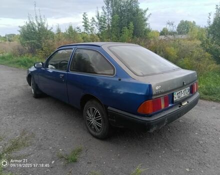 Синий Форд Сиерра, объемом двигателя 2.3 л и пробегом 222 тыс. км за 594 $, фото 3 на Automoto.ua