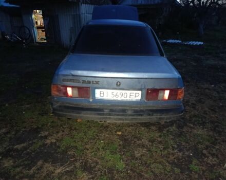 Синий Форд Сиерра, объемом двигателя 2 л и пробегом 90 тыс. км за 500 $, фото 4 на Automoto.ua