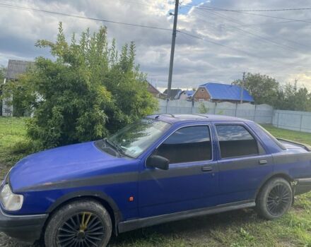 Синий Форд Сиерра, объемом двигателя 2 л и пробегом 200 тыс. км за 500 $, фото 1 на Automoto.ua