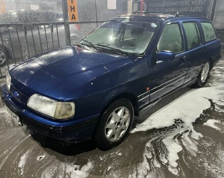 Синий Форд Сиерра, объемом двигателя 2 л и пробегом 300 тыс. км за 592 $, фото 4 на Automoto.ua