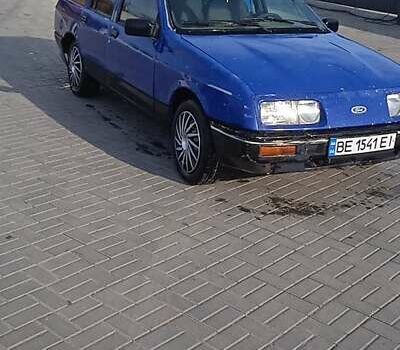 Синий Форд Сиерра, объемом двигателя 2 л и пробегом 200 тыс. км за 600 $, фото 1 на Automoto.ua