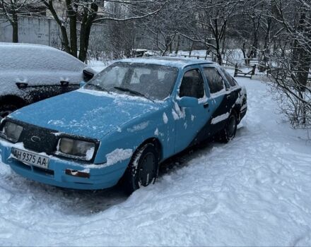Синий Форд Сиерра, объемом двигателя 2 л и пробегом 300 тыс. км за 1000 $, фото 1 на Automoto.ua