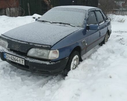 Синий Форд Сиерра, объемом двигателя 1.8 л и пробегом 300 тыс. км за 600 $, фото 1 на Automoto.ua