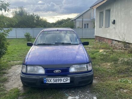 Форд Сиерра 1991 в Хмельницком на Automoto.ua Синий Форд Сиерра, объемом двигателя 2 л и пробегом 200 тыс. км за 500 $, фото 1 на Automoto.ua