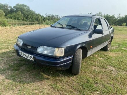Форд Сиерра 1991 в Покровском на Automoto.ua Синий Форд Сиерра, объемом двигателя 2 л и пробегом 230 тыс. км за 726 $, фото 1 на Automoto.ua
