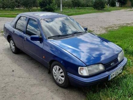 Форд Сиерра 1992 в Ружине на Automoto.ua Синий Форд Сиерра, объемом двигателя 1.8 л и пробегом 248 тыс. км за 1750 $, фото 1 на Automoto.ua