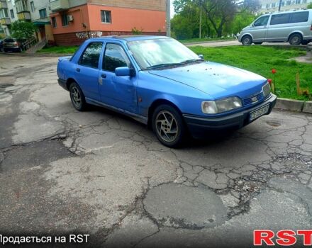 Синий Форд Сиерра, объемом двигателя 2 л и пробегом 1 тыс. км за 600 $, фото 1 на Automoto.ua