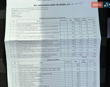 Белый Форд Транзит Коннект, объемом двигателя 2.5 л и пробегом 247 тыс. км за 10999 $, фото 72 на Automoto.ua