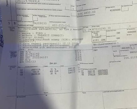 Белый Форд Транзит Коннект, объемом двигателя 1.56 л и пробегом 287 тыс. км за 10000 $, фото 24 на Automoto.ua