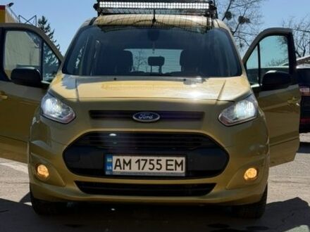 Желтый Форд Транзит Коннект, объемом двигателя 2.5 л и пробегом 228 тыс. км за 12000 $, фото 1 на Automoto.ua