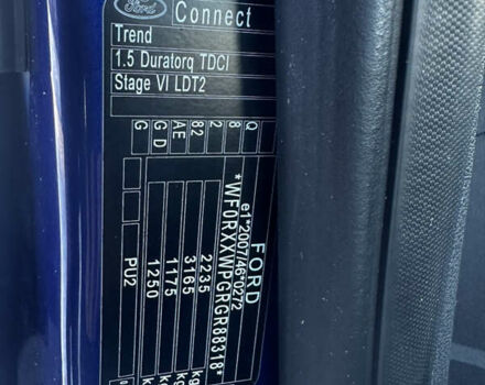 Синий Форд Транзит Коннект, объемом двигателя 1.5 л и пробегом 264 тыс. км за 10650 $, фото 20 на Automoto.ua