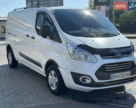 Белый Форд Транзит Кастом, объемом двигателя 2.2 л и пробегом 350 тыс. км за 10000 $, фото 1 на Automoto.ua