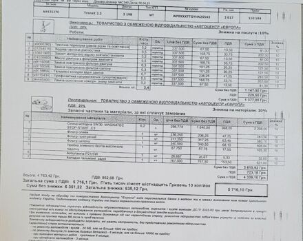 Білий Форд Транзит Кастом, об'ємом двигуна 2.2 л та пробігом 200 тис. км за 16000 $, фото 14 на Automoto.ua