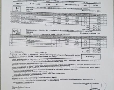 Білий Форд Транзит Кастом, об'ємом двигуна 2.2 л та пробігом 200 тис. км за 16000 $, фото 18 на Automoto.ua