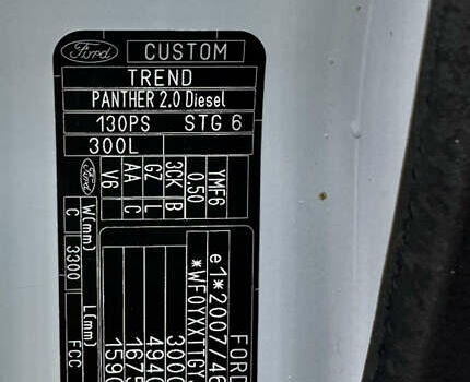 Білий Форд Транзит Кастом, об'ємом двигуна 2 л та пробігом 219 тис. км за 15750 $, фото 43 на Automoto.ua