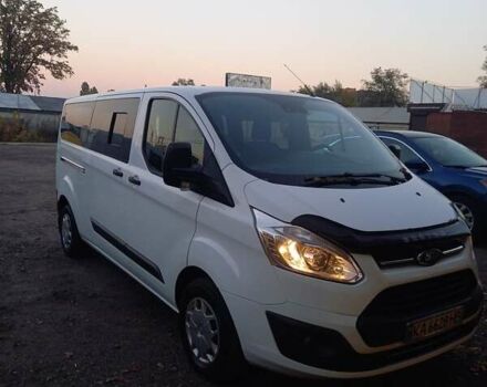 Белый Форд Транзит Кастом, объемом двигателя 2 л и пробегом 296 тыс. км за 13900 $, фото 1 на Automoto.ua