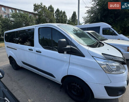 Белый Форд Транзит Кастом, объемом двигателя 2.2 л и пробегом 559 тыс. км за 9450 $, фото 1 на Automoto.ua