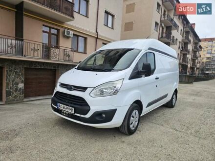 Белый Форд Транзит Кастом, объемом двигателя 2.2 л и пробегом 317 тыс. км за 8600 $, фото 1 на Automoto.ua
