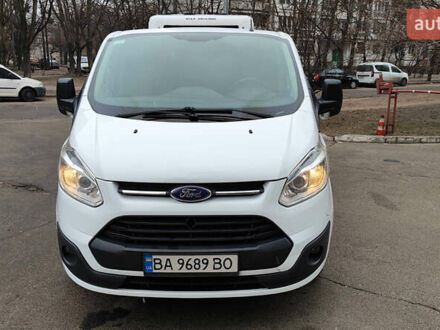 Форд Транзит Кастом 2014 в Днепре (Днепропетровске) на Automoto.ua Белый Форд Транзит Кастом, объемом двигателя 2.2 л и пробегом 208 тыс. км за 17000 $, фото 1 на Automoto.ua