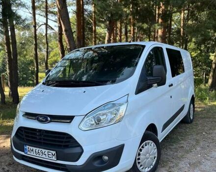Білий Форд Транзит Кастом, об'ємом двигуна 2.2 л та пробігом 256 тис. км за 15000 $, фото 1 на Automoto.ua