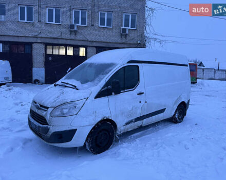 Белый Форд Транзит Кастом, объемом двигателя 2 л и пробегом 290 тыс. км за 13900 $, фото 1 на Automoto.ua
