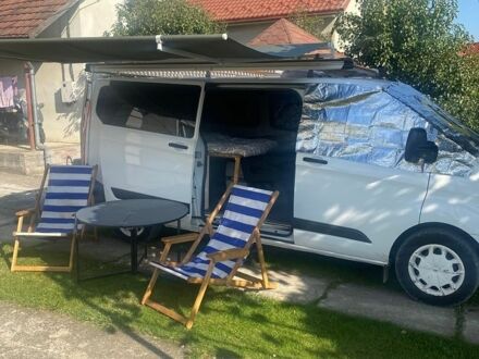 Білий Форд Транзит Кастом, об'ємом двигуна 2 л та пробігом 206 тис. км за 18000 $, фото 1 на Automoto.ua
