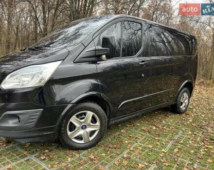 Черный Форд Транзит Кастом, объемом двигателя 2.2 л и пробегом 261 тыс. км за 9990 $, фото 1 на Automoto.ua