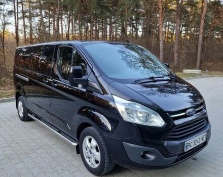 Черный Форд Транзит Кастом, объемом двигателя 2.2 л и пробегом 209 тыс. км за 14900 $, фото 1 на Automoto.ua