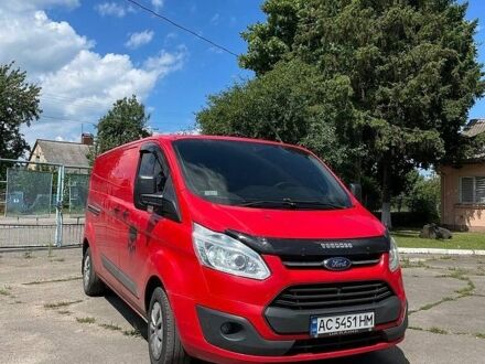 Красный Форд Транзит Кастом, объемом двигателя 2.2 л и пробегом 395 тыс. км за 12999 $, фото 1 на Automoto.ua
