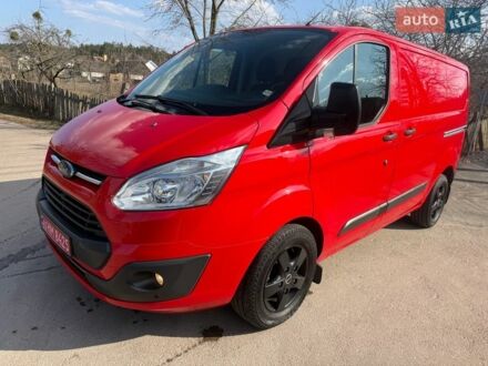 Красный Форд Транзит Кастом, объемом двигателя 2 л и пробегом 181 тыс. км за 14300 $, фото 1 на Automoto.ua