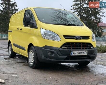 Жовтий Форд Транзит Кастом, об'ємом двигуна 2.2 л та пробігом 192 тис. км за 9600 $, фото 5 на Automoto.ua