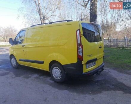 Жовтий Форд Транзит Кастом, об'ємом двигуна 2.2 л та пробігом 192 тис. км за 9600 $, фото 6 на Automoto.ua
